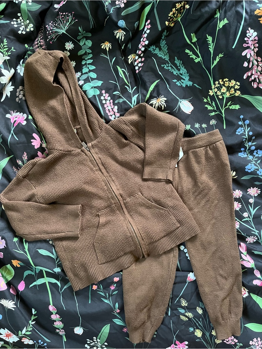modern moments neutral brown sweatsuit 2T